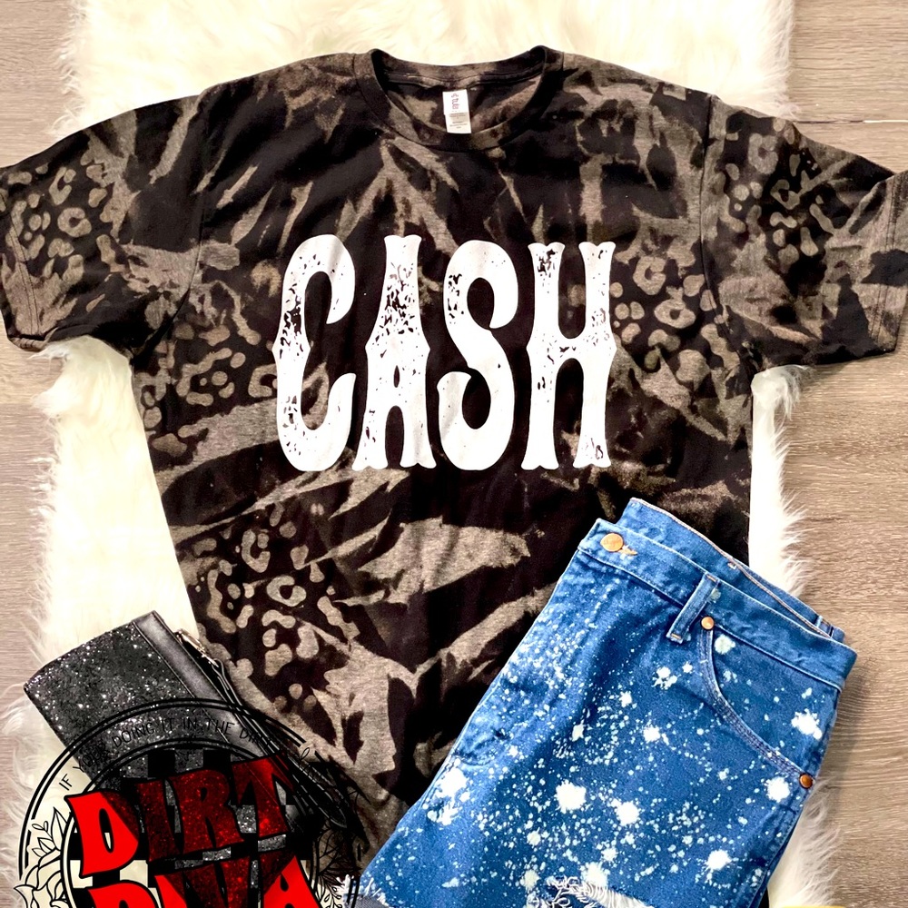 Johnny Cash bleached tee